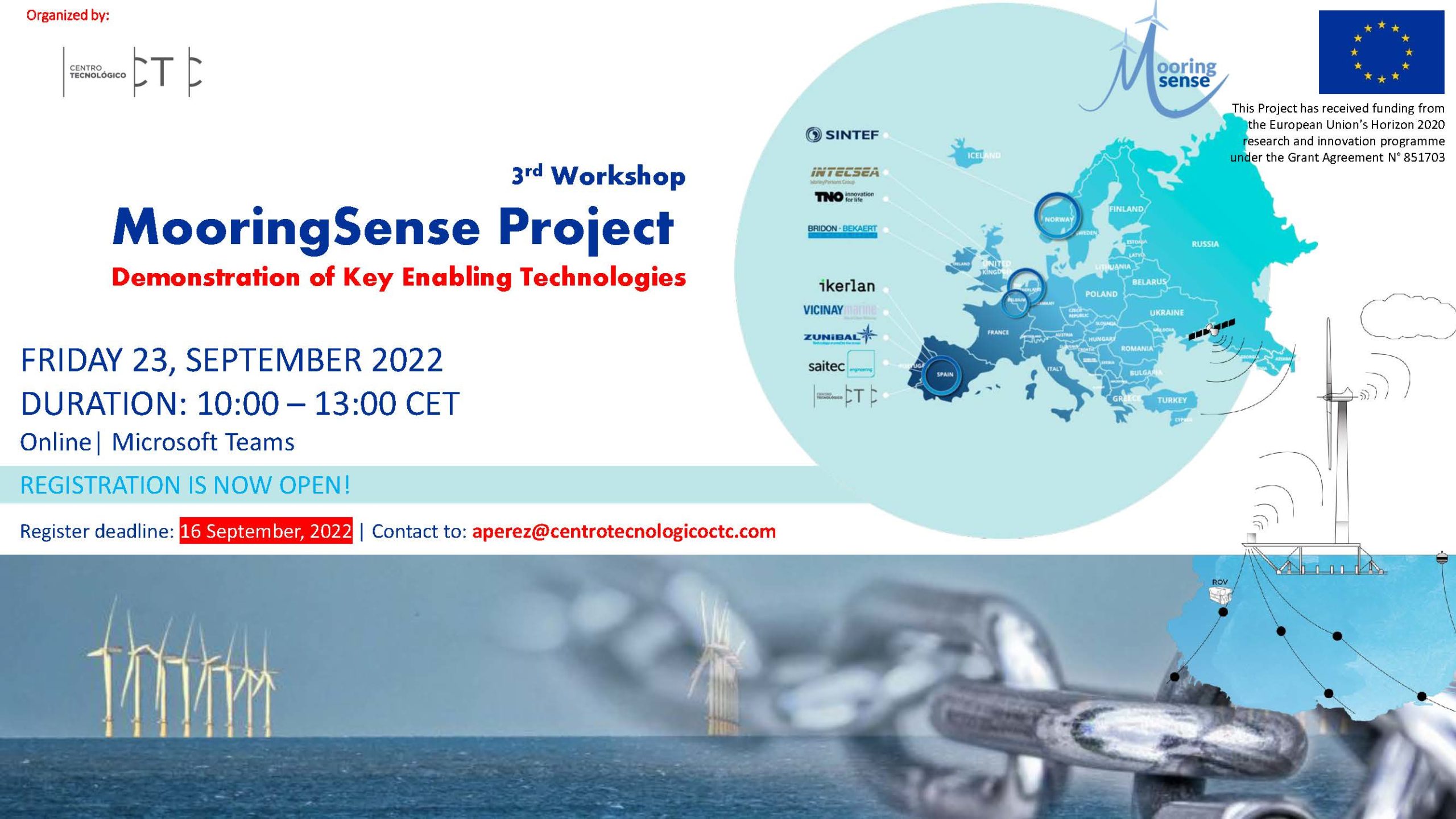 The MooringSense consortium demonstrates the project’s technologies to half a hundred international experts